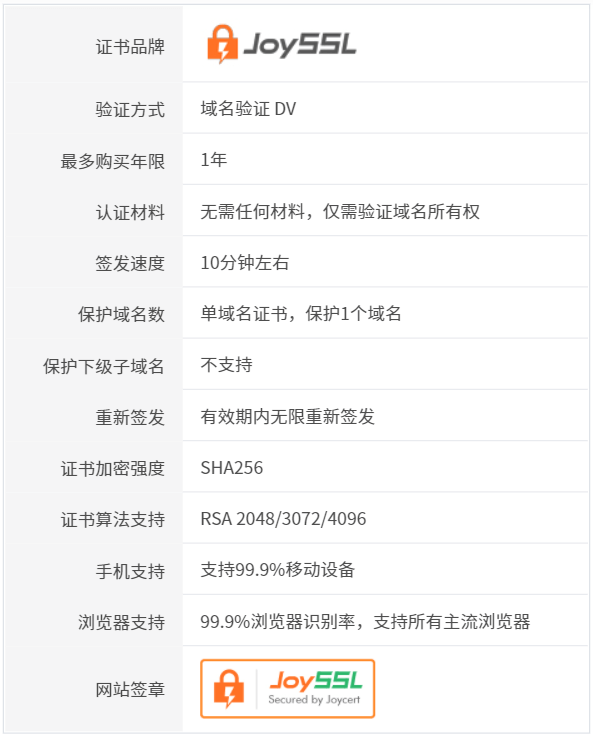 JoySSL 免费教育版SSL证书1.png