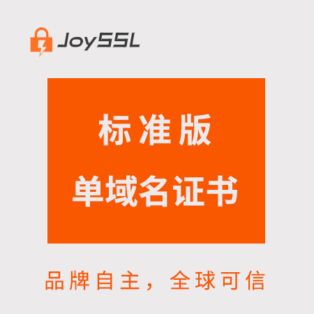 铜仁JoySSL标准版单域名证书